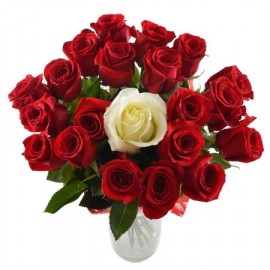 Bouquet of Roses The One 40 cm (21 pcs)