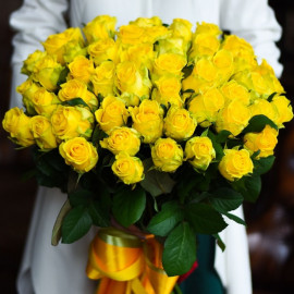 51 yellow rose 50 cm